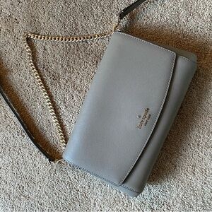 NWOT! Kate Spade Elegant Gray Crossbody Bag